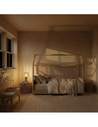 Lampe de table Led bois Archimède - Atelier Loupiote Leluminaireled.com