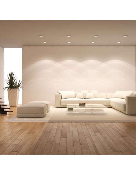 Support spot Led encastrable orientable rond blanc - Kanlux - Vidi Leluminaireled.com