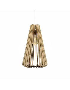 Suspension Led bois - Atelier Loupiote - Andromède
