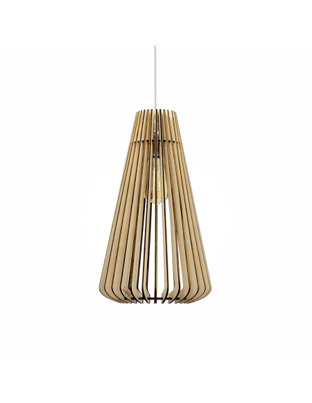 Suspension Led bois - Atelier Loupiote - Andromède