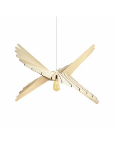 Suspension Led bois 65 cm - Atelier Loupiote - Albatros