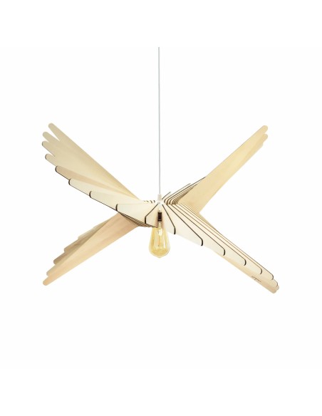 Suspension Led bois 100 cm - Atelier Loupiote - Albatros
