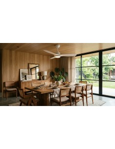 Plafonnier ventilateur dimmable CCT intérieur | Trio 2