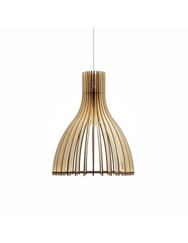 Suspension Led bois Ariel - Atelier Loupiote Leluminaireled.com