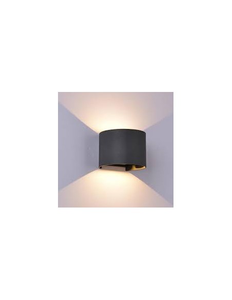 Luminaire extérieur Davos LED noir mat 2700K 1100 lumens