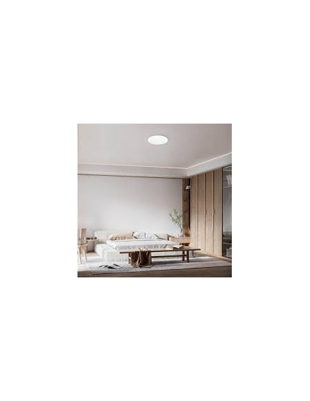 Plafonnier LED Slim CCT installé au plafond intérieur moderne lumineux