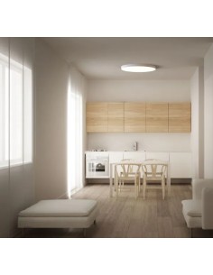 Plafonnier LED Turin blanc 40W diamètre 50 cm 2