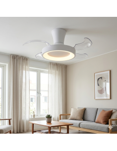 Ventilateur Diam.71cm Dim. 3000/5000K Blanc - Mantra - Niseko fan II XS 2