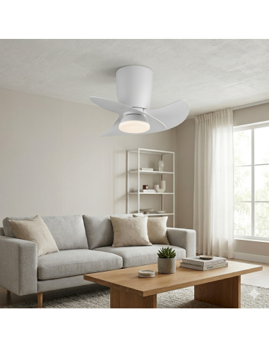 Ventilateur Dim. 18W 2700/5000K 2520LM Blanc - Mantra - Ona
