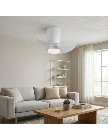 Ventilateur Dim. 18W 2700/5000K 2520LM Blanc - Mantra - Ona