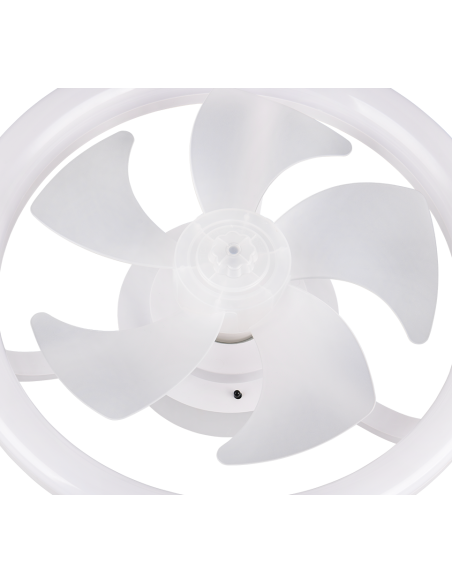 Plafonnier ventilateur PAJALA LED 22W 40 cm blanc