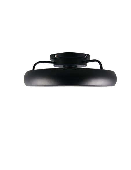 Plafonnier ventilateur MUONIO LED 20W 40 cm noir