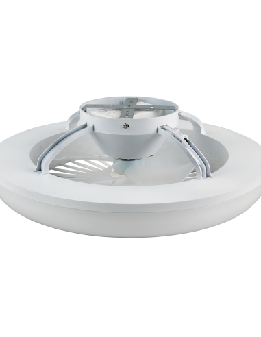 Plafonnier ventilateur MORA LED 13W 45 cm blanc
