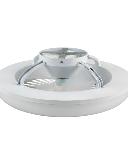 Plafonnier ventilateur MORA LED 13W 45 cm blanc