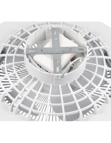 Plafonnier ventilateur HOLMSUND LED RGBW 20W blanc