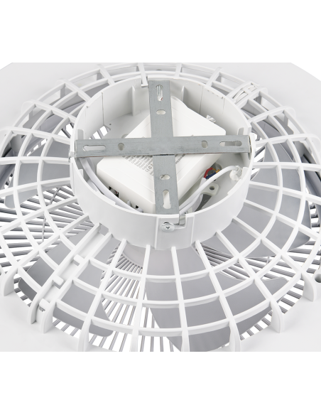 Plafonnier ventilateur HOLMSUND LED RGBW 20W blanc