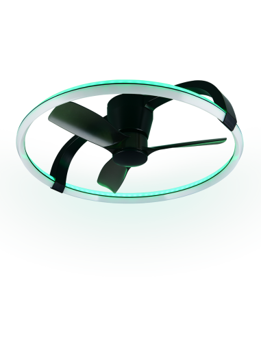 Plafonnier ventilateur STOCKHOLM LED RGBW 37W 73 cm