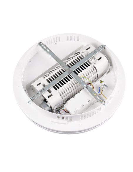 Plafonnier ventilateur KURULA LED 37W blanc 48 cm