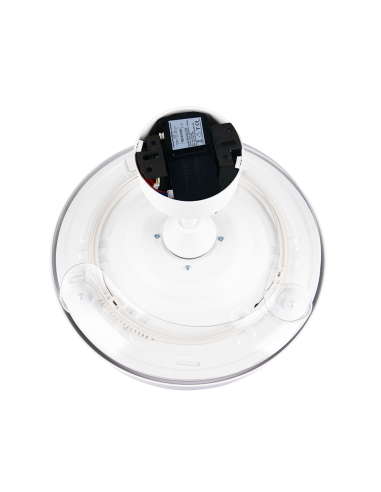Plafonnier LED ventilateur 30W 3500lm CCT 2700-6500K réglable hauteur Ø106cm blanc IP20 - Mantra KERAVA