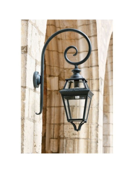 Applique extérieure Led Place des Vosges 3 noire - Roger Pradier Leluminaireled.com