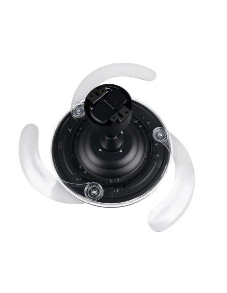 Plafonnier ventilateur KASFJORD LED 30W noir