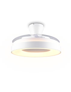 Plafonnier ventilateur VANSBRO LED blanc grand format 106 cm 2