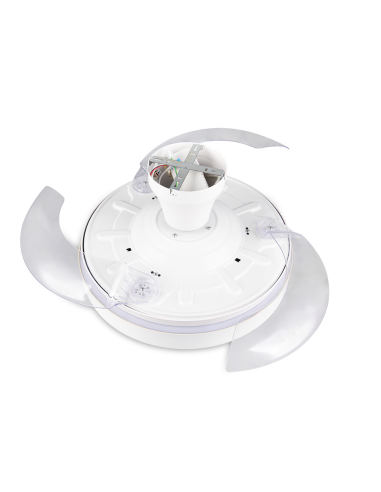 Plafonnier ventilateur VANSBRO LED 32W blanc