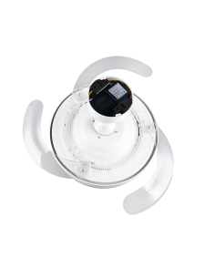 Plafonnier ventilateur VOLDA LED blanc grand format 106 cm 2