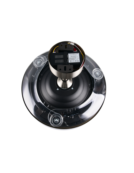 Ventilateur plafonnier VOLDA finition nickel avec télécommande