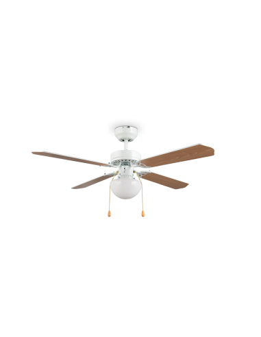 Ventilateur de plafond HAMMERFEST E27 blanc 106 cm