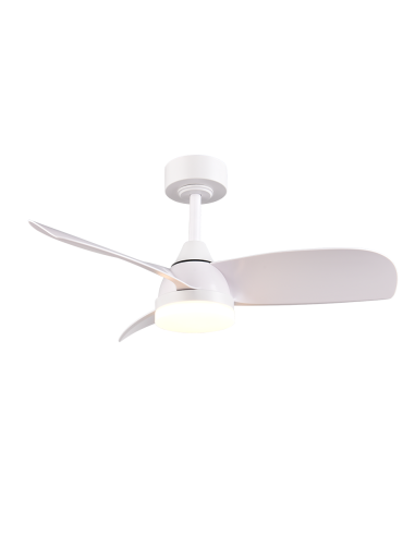 Plafonnier ventilateur LED HELSINKI 20W blanc 90cm
