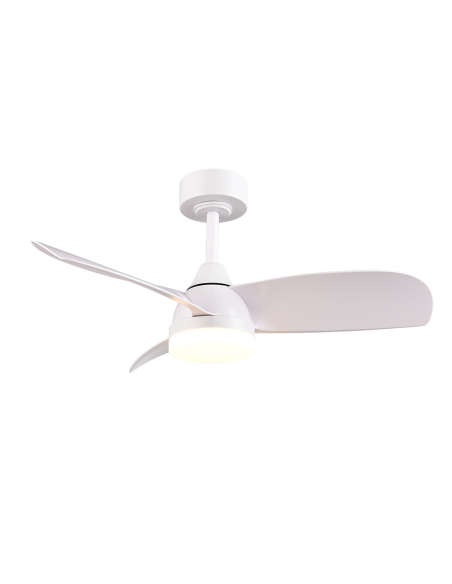 Plafonnier ventilateur LED HELSINKI 20W blanc 90cm