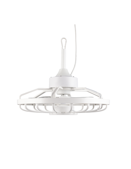 Ventilateur plafond LED OSLO IP44 blanc 20W