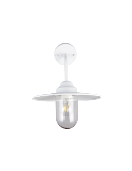 Applique extérieure BRENTA blanc mat E27 IP44