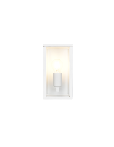 Applique extérieure GARONNE blanc mat E27 IP44