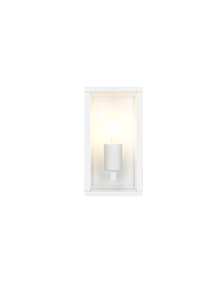 Applique extérieure GARONNE blanc mat E27 IP44