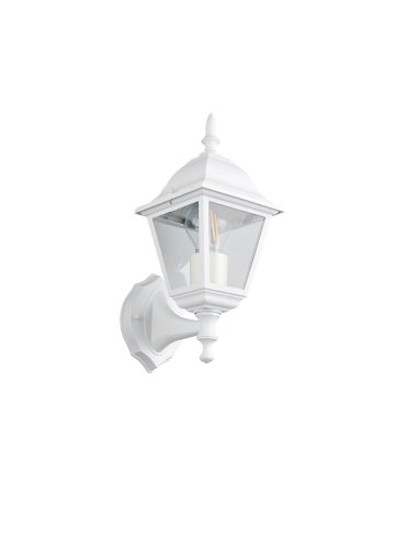 Luminaire extérieur LIVENZA pour façade et entrée avec finition blanc mat