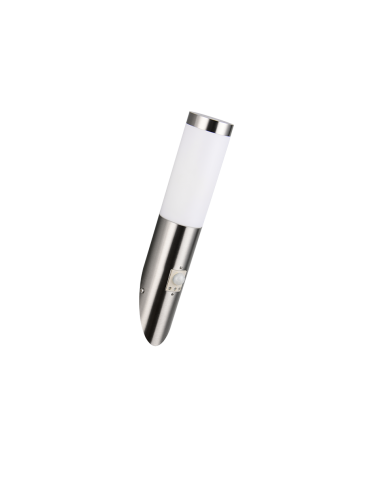 Luminaire extérieur TRIOTO en acier inoxydable avec détecteur de mouvement intégré