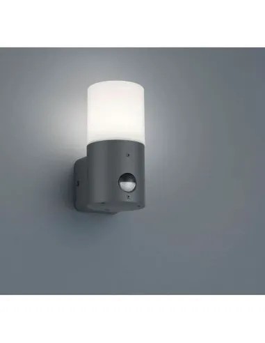 Luminaire extérieur Hoosic format compact anthracite éclairage sécurité maison