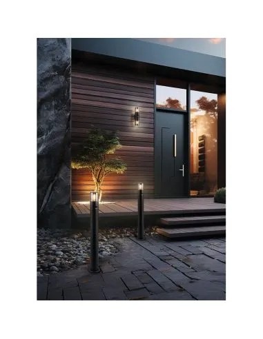 Applique extérieure Hoosic 2L détecteur mouvement E27 IP44