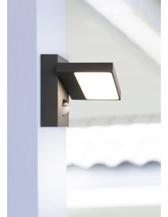 Applique LED extérieure Horton anthracite 8W 1000 lumens avec détecteur IP54 2