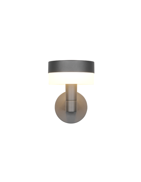 Applique extérieure LED Mackenzie blanc chaud 3000K pour façade et terrasse