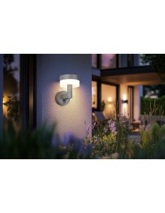 Applique LED extérieure Mackenzie anthracite avec détecteur de mouvement IP54 2