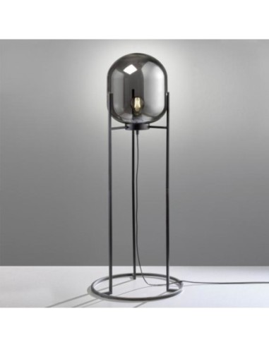 Lampadaire Led verre fumé - Fischer & Honsel - Regi Leluminaireled.com