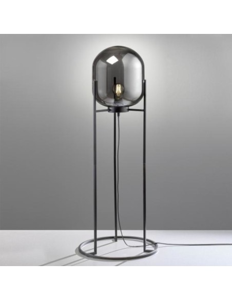 Lampadaire Led verre fumé - Fischer & Honsel - Regi Leluminaireled.com