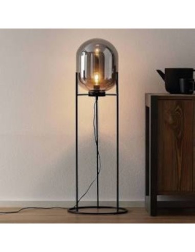 Lampadaire Led verre fumé - Fischer & Honsel - Regi Leluminaireled.com