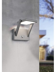 Applique extérieure LED MALAWI anthracite solaire avec détecteur de mouvement 2