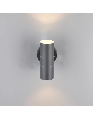 Luminaire mural TURIA 2 ampoules GU10 design moderne pour façade