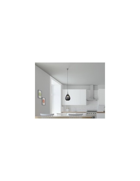 Suspension Led verre forme goutte - Fischer & Honsel - Uller Leluminaireled.com