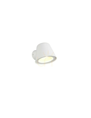 Applique extérieure BENI blanche compacte IP44 pour façade